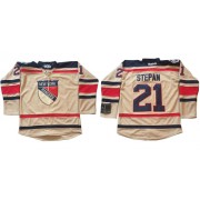 New York Rangers ＃21 Men's Derek Stepan Reebok Authentic Cream 2012 Winter Classic Jersey