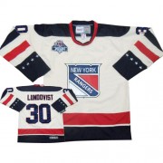 New York Rangers ＃30 Men's Henrik Lundqvist Reebok Authentic White Winter Classic Jersey