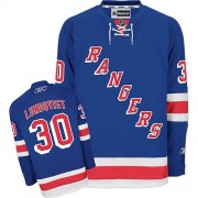 New York Rangers ＃30 Men's Henrik Lundqvist Reebok Authentic Royal Blue Home Jersey
