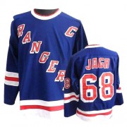 New York Rangers ＃68 Men's Jaromir Jagr CCM Premier Royal Blue Throwback Jersey