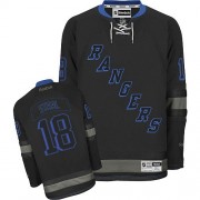 New York Rangers ＃18 Men's Marc Staal Reebok Authentic Black Ice Jersey