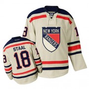 New York Rangers ＃18 Men's Marc Staal Reebok Premier Cream Winter Classic Jersey