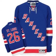 New York Rangers ＃26 Youth Martin St. Louis Reebok Authentic Royal Blue Home Jersey