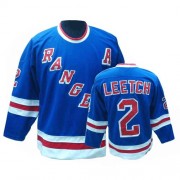 New York Rangers ＃2 Men's Brian Leetch CCM Premier Royal Blue Throwback Jersey