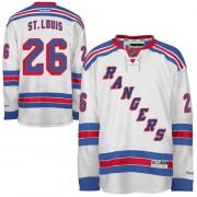New York Rangers ＃26 Youth Martin St. Louis Reebok Authentic White Away Jersey