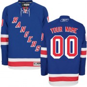Reebok New York Rangers Men's Customized Authentic Royal Blue Home Jersey