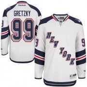 New York Rangers ＃99 Men's Wayne Gretzky Reebok Authentic White 2014 Stadium Series Jersey