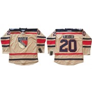 New York Rangers ＃20 Men's Chris Kreider Reebok Premier Cream 2012 Winter Classic Jersey