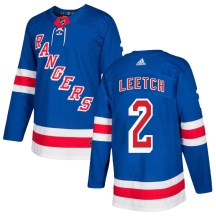 New York Rangers Men's Brian Leetch Adidas Authentic Royal Blue Home Jersey
