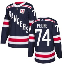New York Rangers Men's Vince Pedrie Adidas Authentic Navy Blue 2018 Winter Classic Home Jersey
