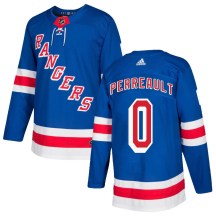 New York Rangers Youth Gabriel Perreault Adidas Authentic Royal Blue Home Jersey