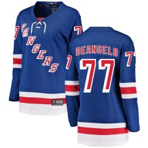 New York Rangers Women's Tony DeAngelo Fanatics Branded Breakaway Blue Home Jersey