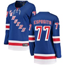 New York Rangers Women's Phil Esposito Fanatics Branded Breakaway Blue Home Jersey