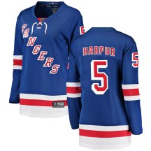 New York Rangers Women's Ben Harpur Fanatics Branded Breakaway Blue Home Jersey