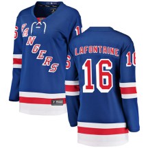 New York Rangers Women's Pat Lafontaine Fanatics Branded Breakaway Blue Home Jersey