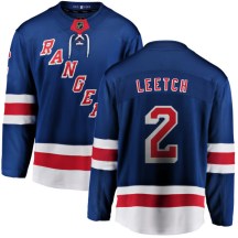 New York Rangers Youth Brian Leetch Fanatics Branded Breakaway Blue Home Jersey
