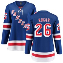 New York Rangers Women's Joe Kocur Fanatics Branded Breakaway Blue Home Jersey