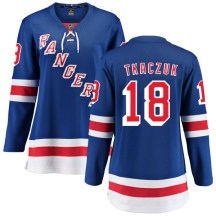 New York Rangers Women's Walt Tkaczuk Fanatics Branded Breakaway Blue Home Jersey