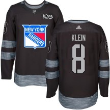 New York Rangers Youth Kevin Klein Authentic Black 1917-2017 100th Anniversary Jersey