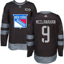New York Rangers Youth Rob Mcclanahan Authentic Black 1917-2017 100th Anniversary Jersey