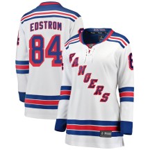 New York Rangers Women's Adam Edstrom Fanatics Branded Breakaway White Away Jersey