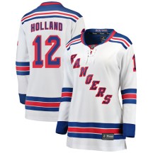 New York Rangers Women's Peter Holland Fanatics Branded Breakaway White Away Jersey