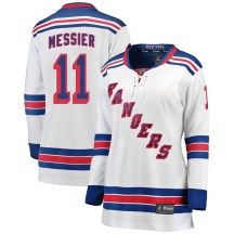 New York Rangers Women's Mark Messier Fanatics Branded Breakaway White Away Jersey