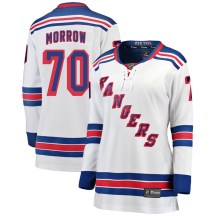 New York Rangers Women's Joe Morrow Fanatics Branded Breakaway White Away Jersey