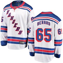 New York Rangers Men's Brett Berard Fanatics Branded Breakaway White Away Jersey