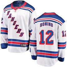 New York Rangers Men's Nick Bonino Fanatics Branded Breakaway White Away Jersey