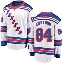 New York Rangers Men's Adam Edstrom Fanatics Branded Breakaway White Away Jersey