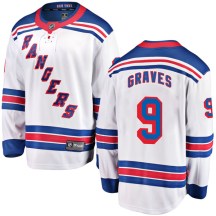 New York Rangers Men's Adam Graves Fanatics Branded Breakaway White Away Jersey