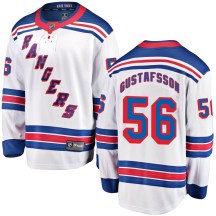 New York Rangers Men's Erik Gustafsson Fanatics Branded Breakaway White Away Jersey