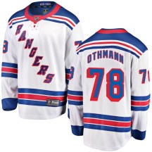 New York Rangers Men's Brennan Othmann Fanatics Branded Breakaway White Away Jersey