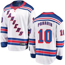 New York Rangers Men's Artemi Panarin Fanatics Branded Breakaway White Away Jersey