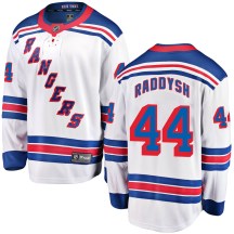 New York Rangers Men's Darren Raddysh Fanatics Branded Breakaway White ized Away Jersey