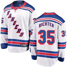 New York Rangers Men's Mike Richter Fanatics Branded Breakaway White Away Jersey