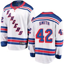 New York Rangers Men's Brendan Smith Fanatics Branded Breakaway White Away Jersey