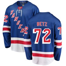 New York Rangers Men's Nick Betz Fanatics Branded Breakaway Blue Home Jersey