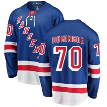 New York Rangers Men's Louis Domingue Fanatics Branded Breakaway Blue Home Jersey