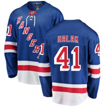 New York Rangers Men's Jaroslav Halak Fanatics Branded Breakaway Blue Home Jersey
