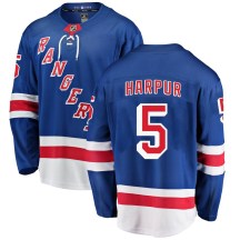 New York Rangers Men's Ben Harpur Fanatics Branded Breakaway Blue Home Jersey