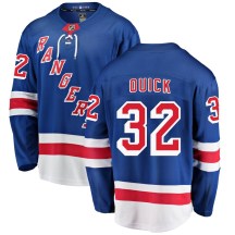 New York Rangers Men's Jonathan Quick Fanatics Branded Breakaway Blue Home Jersey