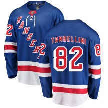 New York Rangers Men's Adam Tambellini Fanatics Branded Breakaway Blue Home Jersey
