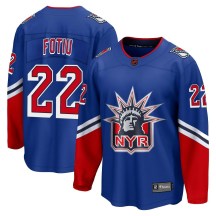 New York Rangers Men's Nick Fotiu Fanatics Branded Breakaway Royal Special Edition 2.0 Jersey