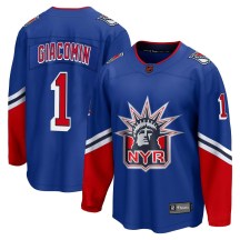 New York Rangers Men's Eddie Giacomin Fanatics Branded Breakaway Royal Special Edition 2.0 Jersey