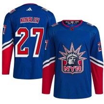 New York Rangers Men's Alex Kovalev Adidas Authentic Royal Reverse Retro 2.0 Jersey