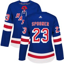 New York Rangers Women's Ryan Spooner Adidas Authentic Royal Blue Home Jersey