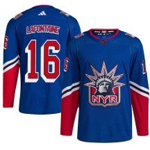 New York Rangers Youth Pat Lafontaine Adidas Authentic Royal Reverse Retro 2.0 Jersey