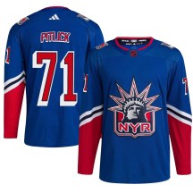 New York Rangers Youth Tyler Pitlick Adidas Authentic Royal Reverse Retro 2.0 Jersey